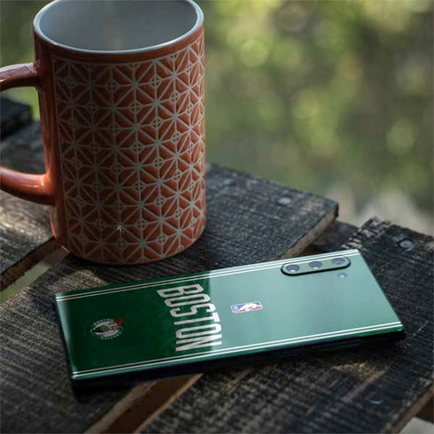 NBA Boston Celtics Jersey Galaxy Note 10 Skin